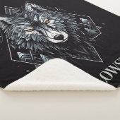 Couverture Sherpa Yellowstone Wolf Sherpa Blanket Thon (3/4)