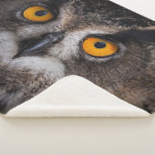 COUVERTURE SHERPA YEUX OWL (3/4)