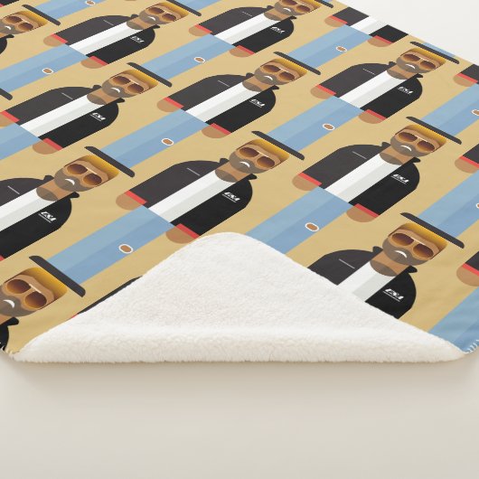 Couverture Sherpa Yog – Patterned Sherpa Blanket (3/4)