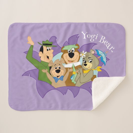 Couverture Sherpa Yogi Ours et amis Surprise (Devant (Horizontal))