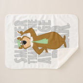 Couverture Sherpa Yogi "Plus Intelligent Que L'Ours Moyen" (Devant (Horizontal))