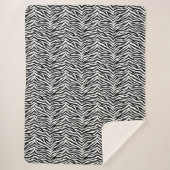 Couverture Sherpa Zebra Print Sherpa Blanket (Devant)