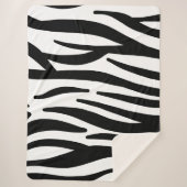Couverture Sherpa Zebra Stripes (Devant)