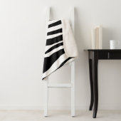 Couverture Sherpa Zebra Stripes (En situation)