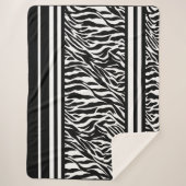 Couverture Sherpa Zebra Stripes (Devant)