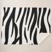 Couverture Sherpa Zebra Stripes (Devant (Horizontal))