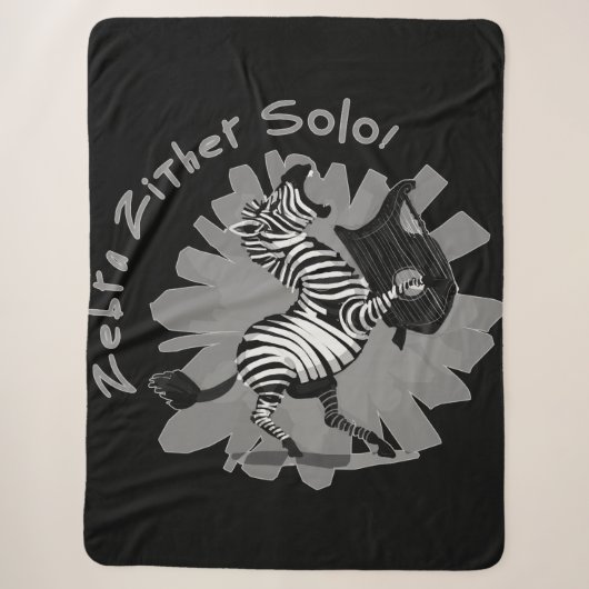 Couverture Sherpa Zebra Zothero (Devant)