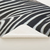 Couverture Sherpa Zèbre (3/4)