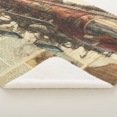 Couverture Sherpa Zeppelin Steampunk vintage (11) (3/4)