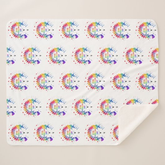 Couverture Sherpa Zero Discrimination Day  (Devant (Horizontal))