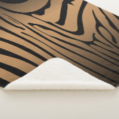 Couverture Sherpa Zesty Zebra Brown (3/4)