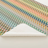 Couverture Sherpa Zigzag Multicolor Motif (3/4)