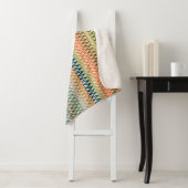 Couverture Sherpa Zigzag Multicolor Motif (En situation)