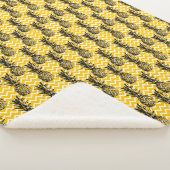 Couverture Sherpa Zigzags d'ananas (3/4)