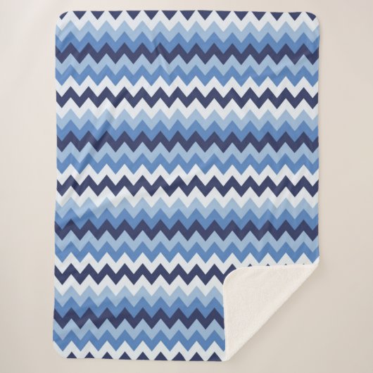 Couverture Sherpa Zigzie pattern 1 (Devant)