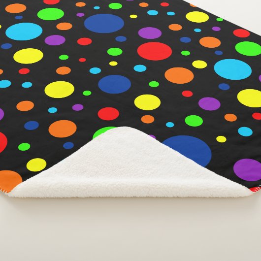 Couverture Sherpa Zones Arc-en-ciel foncé Sherpa Blanket (3/4)