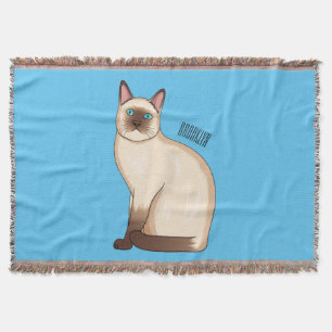 Couverture Siamese cat cartoon