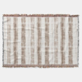 Couverture Sicily Rustic Brown Stripes  (Devant)