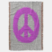 Couverture Signe de Paix Violet (devant Vertical)