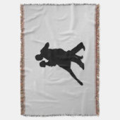 Couverture Silhouette de danseurs de Tango 2 Argent (devant Vertical)