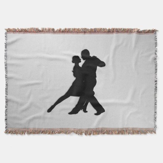 Couverture Silhouette de danseurs de Tango 2 Argent (Devant)