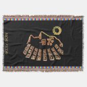 Couverture Silhouette de Machu_Picchu élégant sur noir (Devant)