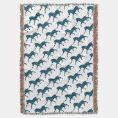 Couverture Silhouette noir et bleu Zebra (devant Vertical)