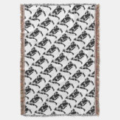 Couverture Silhouette noire et blanche de vache (devant Vertical)