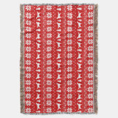 Couverture Silhouettes de chien de Setter irlandais Motif de (devant Vertical)