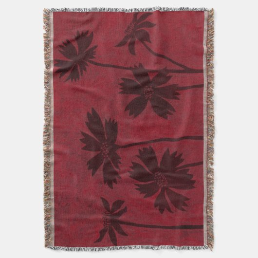 Couverture Silhouettes en tête de fleurs sur Arrière - plan C (devant Vertical)