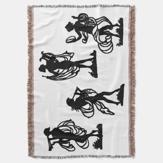 Couverture silhouettes grecques anciennes de l'impression Mus (devant Vertical)