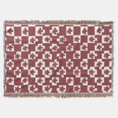 Couverture Silhueta de flores em padrão. (Devant)