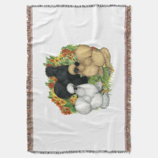 Couverture Silkies du jardin de fleurs (devant Vertical)