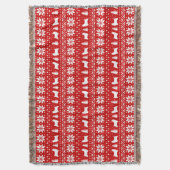 Couverture Silky Terrier Silhouettes Noël Motif mignon (devant Vertical)