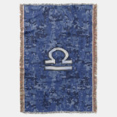 Couverture Silver Libra Zodiac Connectez-vous sur la caméra n (devant Vertical)