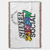 Couverture Silver Rainbow Throw Blanket (devant Vertical)