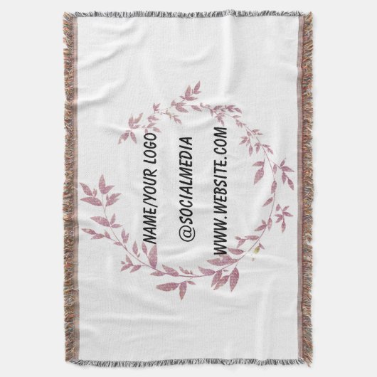 Couverture simple minimum ajouter votre texte nom monogramme (devant Vertical)