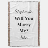 Couverture Simple Veux-Tu M'Épouser Demande En Mariage (devant Vertical)