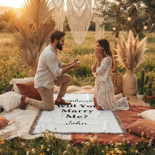 Couverture Simple Veux-Tu M'Épouser Demande En Mariage