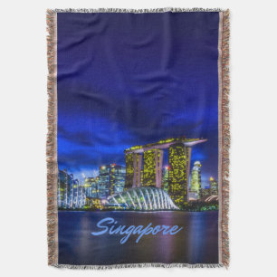 Couverture Singapore City Skyline La Nuit