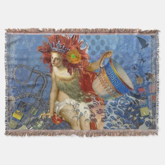 Couverture Sirène du Verseau Art Gothique Bleu (Devant)