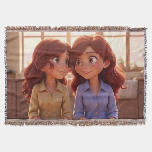 Couverture Sister Bond – Beautiful Sisters Illustration Art (Devant)
