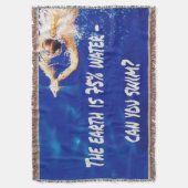 Couverture Siwmming équipe de natation Amour à la piscine (devant Vertical)