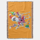 Couverture **Skeleton 3D Christm Santa Party – Funnyas Skelet (devant Vertical)