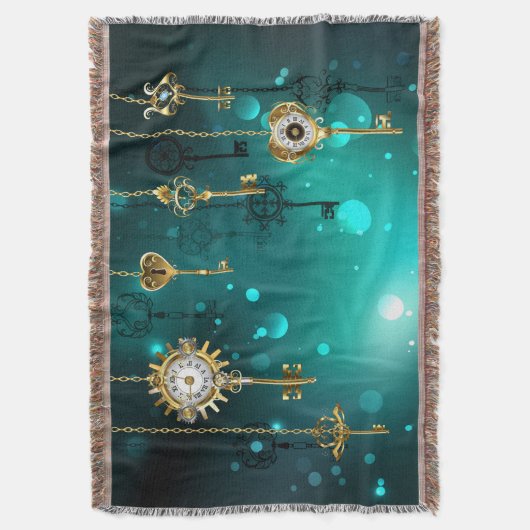 Couverture Skeleton Keys on Green Background (devant Vertical)