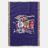 Couverture **Skeleton Santa Party – Funny 3D Christmas Skelet (devant Vertical)