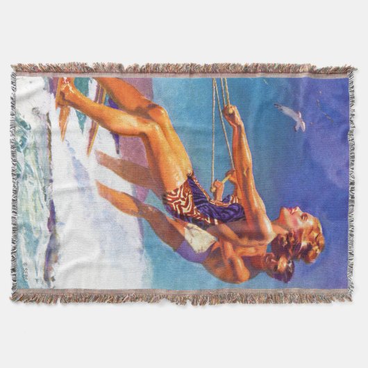 Couverture Skier nautique par McClelland Barclay (Devant)