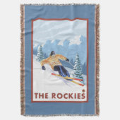 Couverture Skieur de neige de Downhhill - les Rocheuses (devant Vertical)