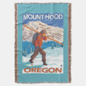 Couverture Skis de transport de neige de skieur - capot de (devant Vertical)