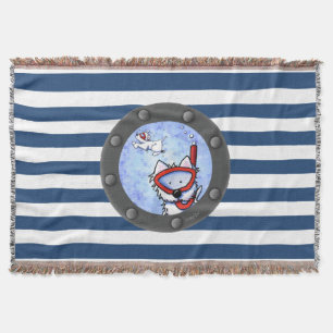 Couverture Snorkel Westies Nautical Thon Blanket